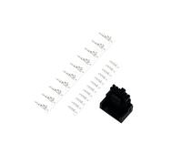 ChunLK Nero Bianco 90 Gradi 12V Connettore HPWR PCIE 5.0 12 + 4Pin 16Pin Alloggiamento del connettore con pin terminali Maschio 2 pezzi(11)