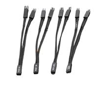 ChunLK Pannello frontale Power+ -, Reset, Power SW, cavo sdoppiatore prolunga HDD Supporta interruttore dual-start(Kit)