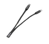 ChunLK Pannello frontale Power+ -, Reset, Power SW, cavo sdoppiatore prolunga HDD Supporta interruttore dual-start(Power SW)