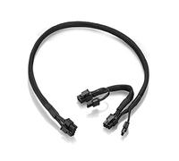 ChunLK PCI Express 8pin To Dual 6+2Pin Power Supply Cable PCIe 8 Pin 1 To 2 Spliter Compatible With RM1000 RM850 RM750 RM650 RM550 RM