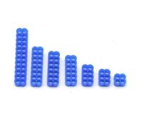 ChunLK Pettini for cavi Calbe estensibili PSU a 6 colori 24 pin 8 pin 6 pin 4 pin Pettini 2 pezzi + 1(4pin cable comb,Blue)