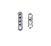 ChunLK Pettini for cavi rotondi in acrilico a 4 pin 5 pin 1 linea for cavo di alimentazione Sata del computer-2 pezzi(4pin comb,Clear)