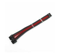 ChunLK PSU Dual 8Pin CPU To Mini 12pin GeForce RTX 30 Series Power Supply Cable With Combs(Carbon red)