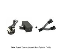 ChunLK Regolatore di velocità PWM + cavo ventola PWM a 4 pin Regolatore di raffreddamento del raffreddamento ad acqua fai-da-te con cavo 5 cm 10 cm 15 cm(With 10cm cable)