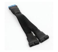 ChunLK Scheda madre 19 pin/20 pin USB 3.0 cavo di prolunga splitter a Y da femmina a maschio Scheda madre 20 pin cavo adattatore pannello frontale-12 cm