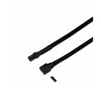 ChunLK Ventola/Hub/Nodo di illuminazione/Cavo adattatore RGB ARGB con maniche 3 pin/4 pin Ventola a cavo RGB 5 V 3 pin - 50 cm(No sleeve,3p M to RGB)