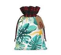 CHUNMINW Borsa da donna con stampa a tema tropicale con piante da spiaggia personalizzata, idea regalo per Natale, matrimonio, San Valentino, 1 pezzo