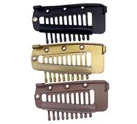 Chunni Clips, Metaallic Parrucca Clip Clip Estensione Dei Capelli Parrucche Snap Clips Donne Piccole Parrucche Clip Pettine Parrucca Clip Accessori Clip Clip Snap Clip
