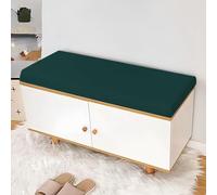 CHUNRONG Cuscino Impermeabile per Panca 54 x 122 cm con Fondo Antiscivolo Cuscini per Sedia da Giardino Dimensioni Personalizzate per Panca da Giardino, Patio, Finestra a Bovindo, Verde