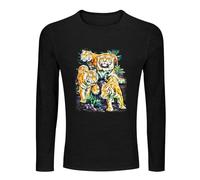 CHUNTUO Bengal Tiger Collage Mens T-Shirt M