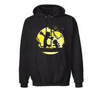CHUNTUO Camiseta Calvin E Haroldo Hobbes Black Hoodie Graphic Mens Sweatshirts Unisex Hooded M