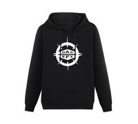 CHUNWANG Men's Heavyweight Hooded Das EFX Boom BAP Hit Squad EPMD Hip Hop Hoodies Men Hoody Long Sleeve Pullover Sweatshirt with Drawing Pocket Size XXL