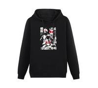 CHUNWANG Men's Heavyweight Hooded Kamen Rider The Beginning of Three ERAS Hoodies Men Hoody Long Sleeve Pullover Sweatshirt with Drawing Pocket Size XXL