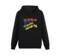 CHUNWANG Men's Heavyweight Hooded Levon Helm & The RCO all-Stars Hoodies Men Hoody Long Sleeve Pullover Sweatshirt with Drawing Pocket Size S