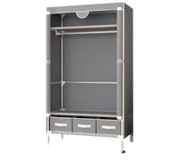 CHUNXVLI Armadio Per Spogliatoio Armadio Guardaroba Semplice Con Cerniera Ripiani For Aste Sospese For Di Copertura For Camera Da Letto Organizzazione(G,90x45x170cm)