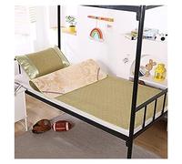 CHUNXVLI Materassino Estivo per Clima Caldo Materasso Estivo Home Cooling Rattan Mat Bamboo Bed Set Sleeping Pad Liscio Arredamento(A,1.0 * 1.95m/3.3 * 6.4ft)