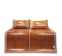 CHUNXVLI Materassino Estivo per Clima Caldo Tappetino di Raffreddamento Pieghevole in bambù Bifacciale per Aria Condizionata Liscio per Letto Arredamento(1.35 * 1.95m/4.4 * 6.4FT)