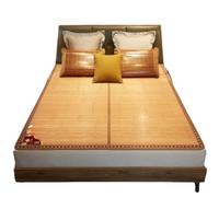 CHUNXVLI Materassino Estivo per Clima Caldo Tappetino per Dormire Estivo in bambù per Rinfrescante Pieghevole per Dormitorio Domestico Arredamento(1.2 * 1.9m)