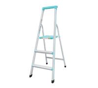 CHUNXVLI Scaletta Pieghevole Scala Garage 3 Step Ladders Aluminum Ladder Folding Multipurpose Household Portable