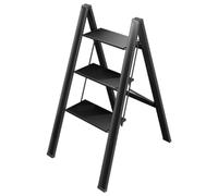 CHUNXVLI Scaletta Pieghevole Scala Garage Scala a pioli Pieghevole Multifunzionale per Uso Domestico, Ispessimento per Interno, Portatile