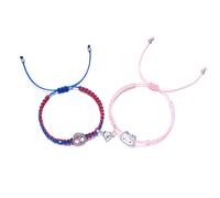 CHUOZI Braccialetti dell'amicizia con ragno per 2 braccialetti coordinati per coppie migliori amici, per migliori amici, regali per Bestie GF BF
