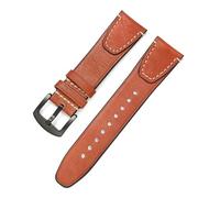CHUOZI Cinturino retrò in pelle conciata al vegetale, 18 mm, 20 mm, 22 mm, 24 mm, a sgancio rapido, compatibile con Moto GearS3 (rosso vino, 20 mm)