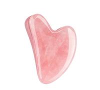 CHUOZI Gua Sha, strumento per il viso al quarzo rosa, per la cura di sé, strumento Gua Sha per il trattamento del viso, riduce il gonfiore muscolare e favorisce il flusso sanguigno, con bella custodia