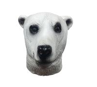 CHUOZI Maschera da orso polare, per feste di Halloween, travestimento horror, in lattice, per cosplay