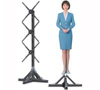 CHUOZI Ventilatore dell'ologramma 3D,Display pubblicitario del proiettore 50CM,Parete video 1X3 per LED di dimensione umana