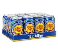 Chupa Chups Bevanda Frizzante Gusto Cola - 12 Lattine da 345ml Soft Drink Dolce