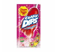 Chupa Chups Crazy Dips Caramella Leccalecca Aroma Fragola, 14g