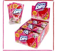CHUPA CHUPS CRAZY DIPS FRAGOLA X 24 PEZZI