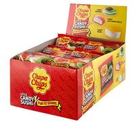 Chupa Chups Little Candy Sushi, Caramelle Gommose Assortite, Gusto Frutti Assortiti, Confezione da 24 Mini Sushi, Ottime da Condividere, Idea Regalo
