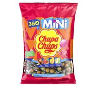 Chupa Chups Mini Lutscher 4 Varietà 360 Lollies IN Ricarica