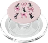 Chupacabra Cryptid Cryptozoology Girl Coquette Bow Rosa PopSockets PopGrip per MagSafe
