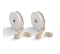 CHUQING Nastro di Velluto Nastro di Seta per Regalo Beige