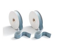 CHUQING Nastro di Velluto Nastro di Seta per Regalo Blu Antico