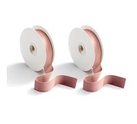CHUQING Nastro di Velluto Nastro di Seta per Regalo Rosa Antico