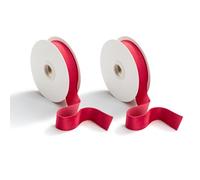 CHUQING Nastro di Velluto Nastro di Seta per Regalo Rosso