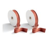 CHUQING Nastro di Velluto Nastro di Seta per Regalo Terracotta