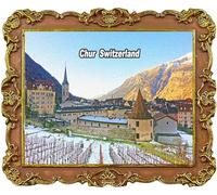 Chur Svizzera - Calamita per frigorifero, souvenir da viaggio