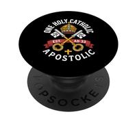 Church Creed Un Santo Apostolico Cattolico d.C. 33 Pontificio PopSockets PopGrip Adesivo