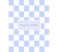 Church Notes: A Minimalist Notebook for Sermon Notes, Bible Study, and Reflection