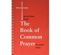 Church Publishi Selections from the Book of Common Prayer in Larg (Anello, filo)