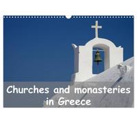 Churches and monasteries in Greece (Wall Calendar 2027 DIN A3 landscape), CALVEN