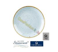 CHURCHILL DUCK EGG BLUE PIATTO STOVIGLIE PORCELLANA VETRIFICATA STONECAST 1 2024