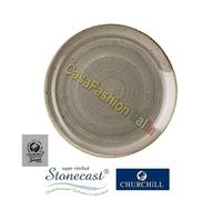 CHURCHILL PEPPECORN GREY GRIGIO PIATTO PORCELLANA LUXURY STONECAST 1 2024