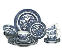 Churchill Piatti ciotole tazze 20 pezzo Dinnerware Set 20 pezzi Set Blue Willow