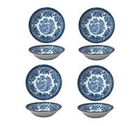 Churchill Royal Wessex Tonquin Blue Chelsea - Ciotola per farina d'avena, 15 cm, confezione da 4, Made in England