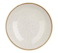 CHURCHILL STONECAST Barley Bianco Piatto Fondo Coupe 18cm Ceramica Ristorante
